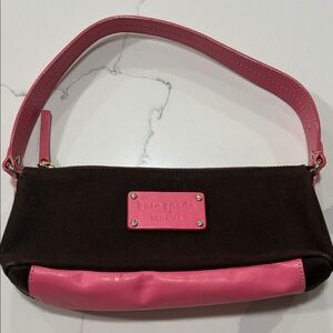 Kate Spade Pink and Brown Shoulder Bag